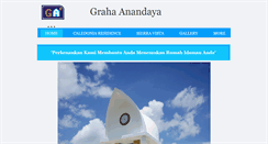 Desktop Screenshot of grahaanandaya.com